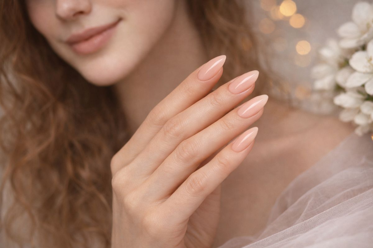 Ongles forme d'amandes