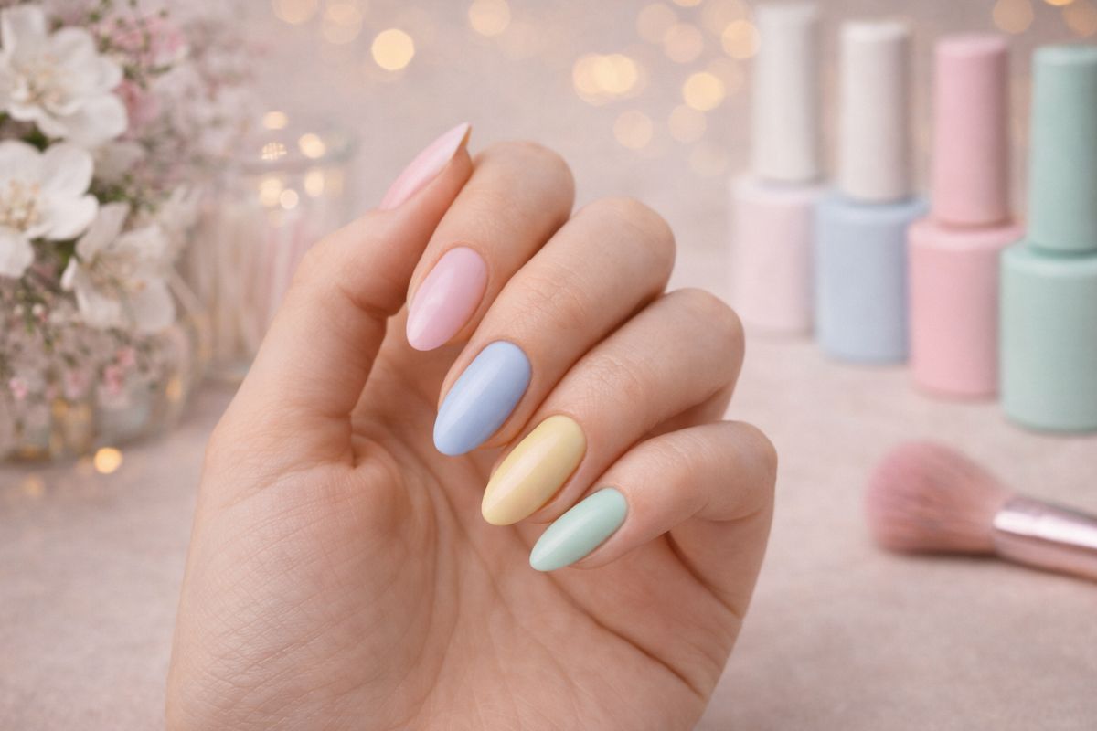 Ongles pastel
